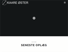 Tablet Screenshot of kaareoester.dk